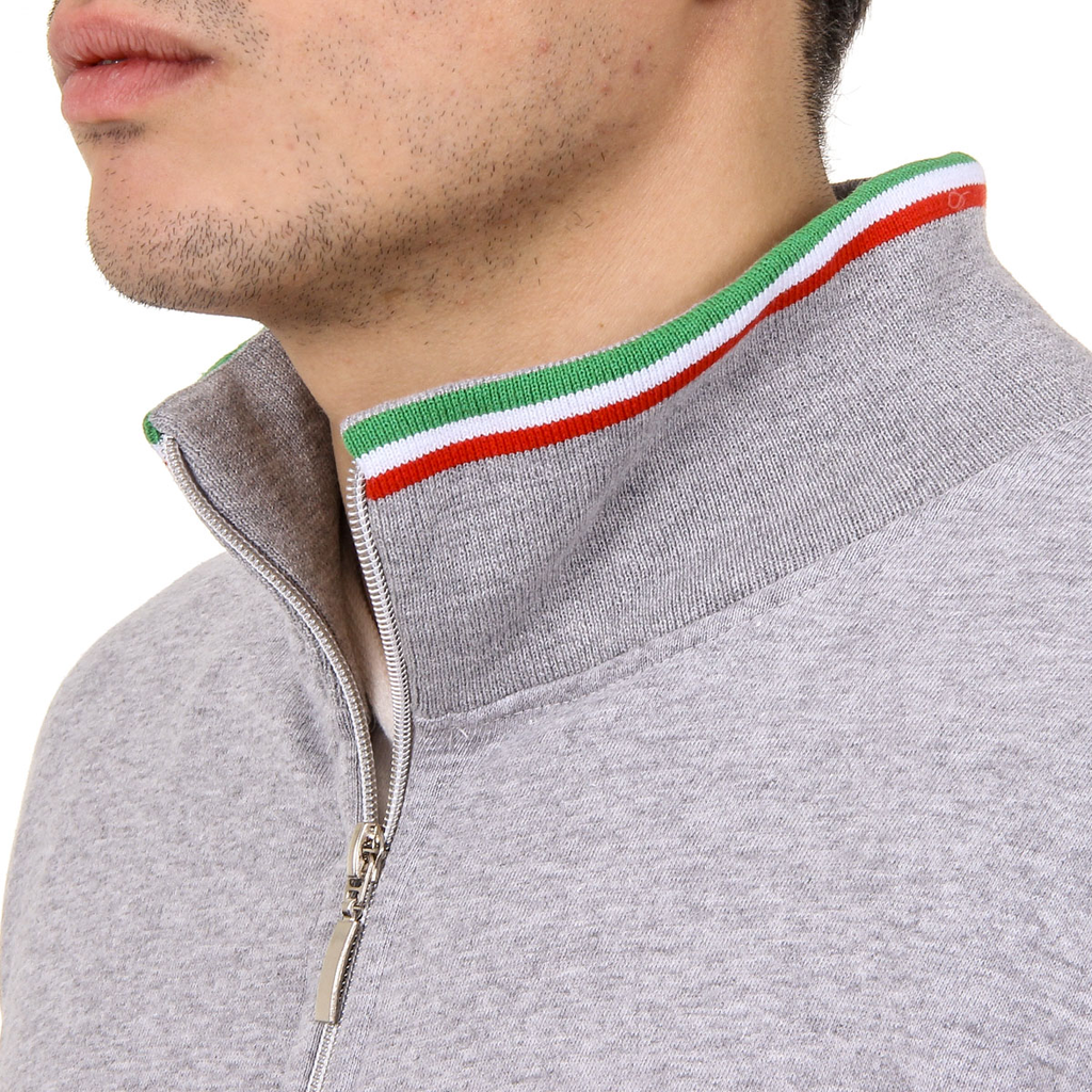 V 1969 Italia Maglione Uomo ART. 4470 GRIGIO CHIARO