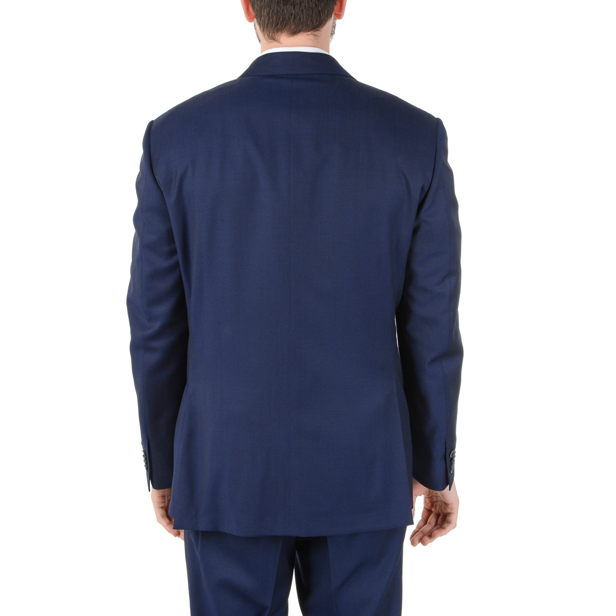 Abito da uomo Corneliani maniche lunghe blu Super 110's