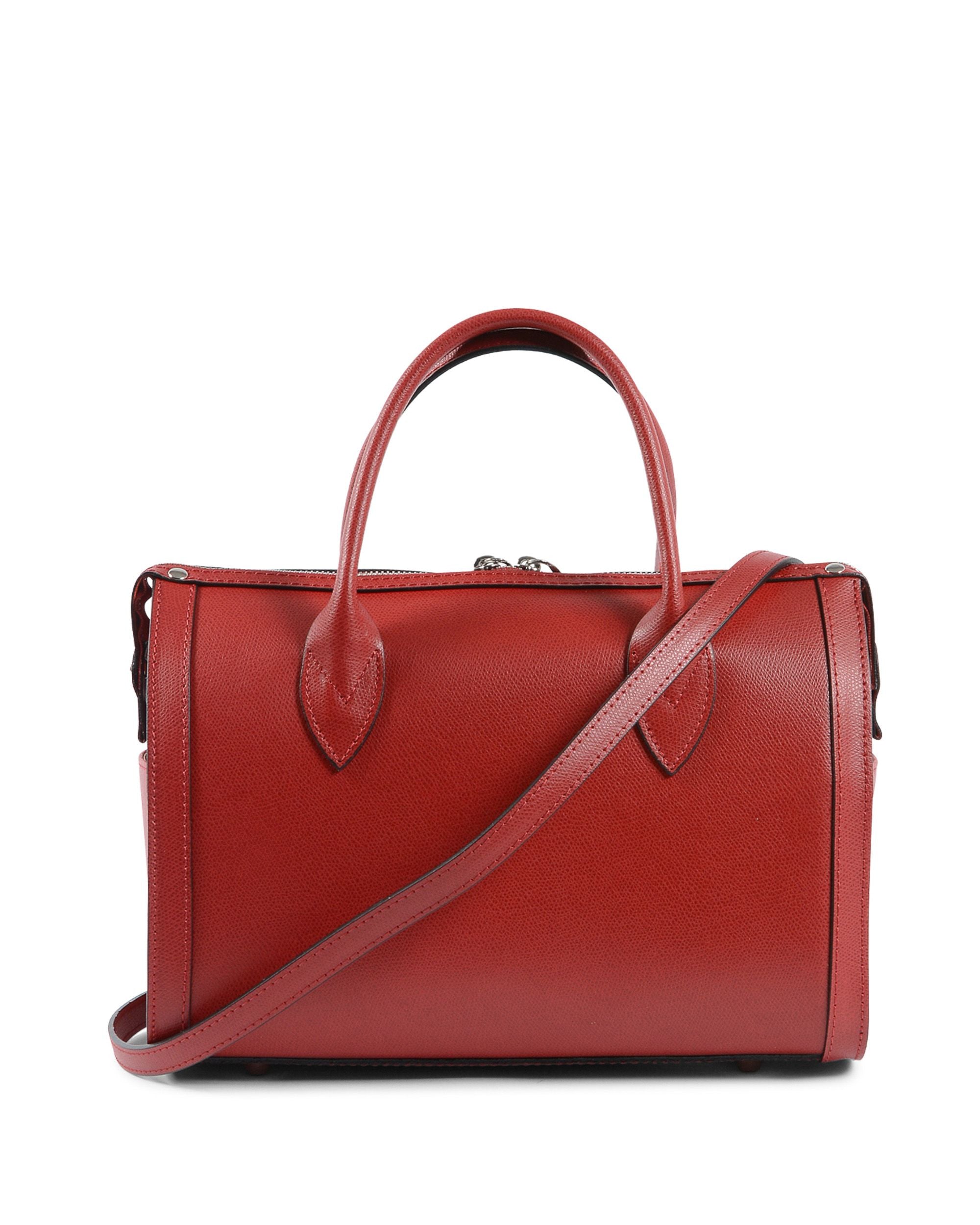 V Italia Borsa da donna Bordeaux V014-S PALMELLATO BORDEAUX