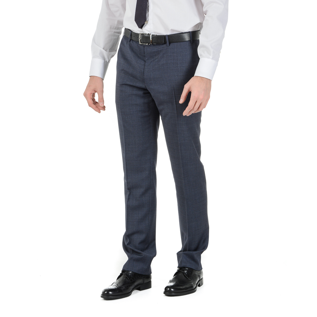 Abito da uomo Corneliani maniche lunghe blu scuro Super 130's