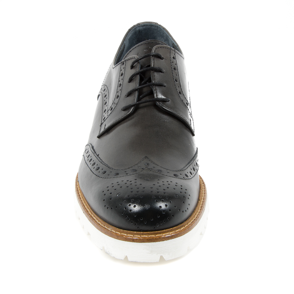 Andrew Charles Scarpe Brogue da uomo grigio scuro EDWIN