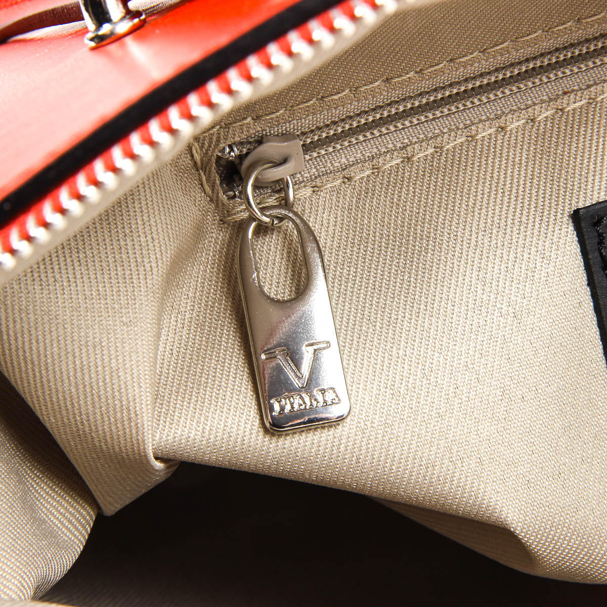 V 1969 Italia Womens Handbag V003-S RUGA ROSSO