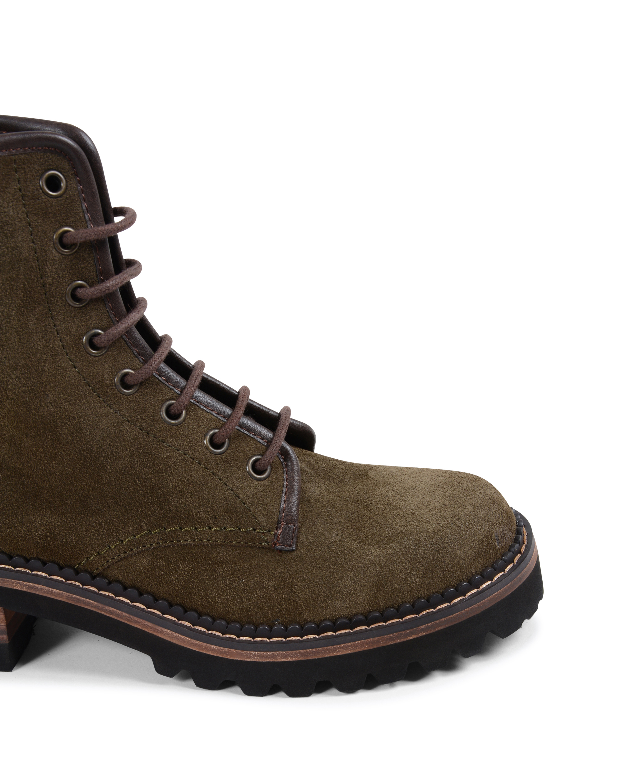 ChloÃ¨ Stivale corto da donna verde militare SB31040A LODEN