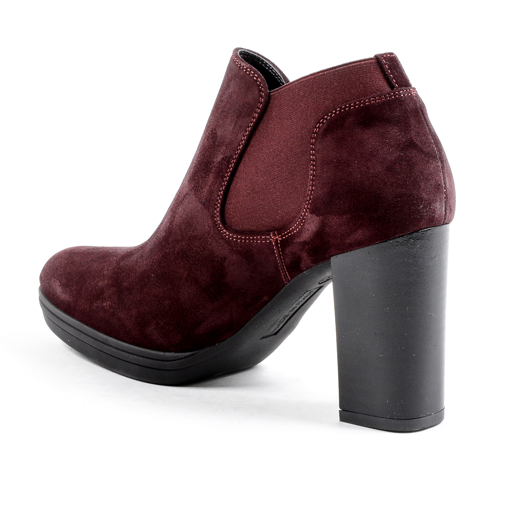 V 1969 Italia Stivaletto con tacco da donna Bordeaux GRACY