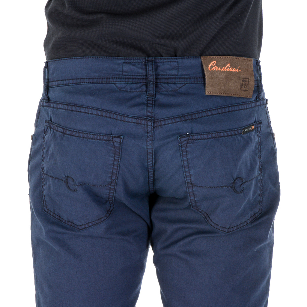 Corneliani Pantaloni Uomo Blu