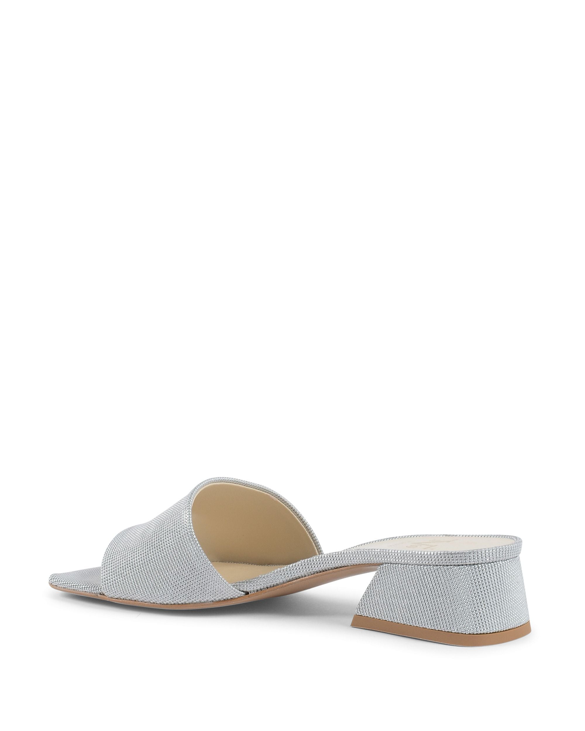19V69 Italia Sandalo Donna Argento NEPER STAMP. ROMBI ARGENTO