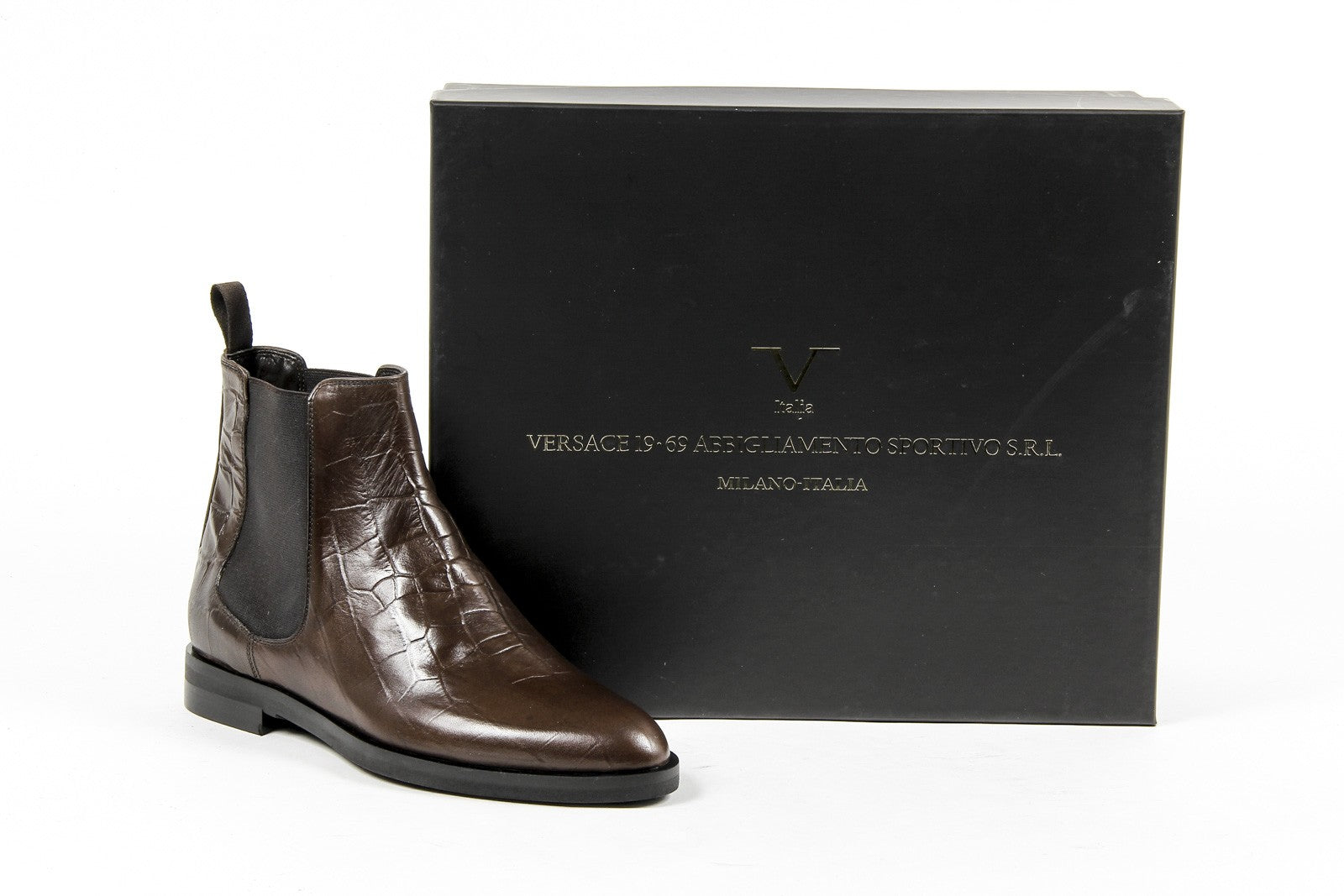 V 1969 Italia Stivaletto Donna B1578 COCCO CASHMERE MARRONE