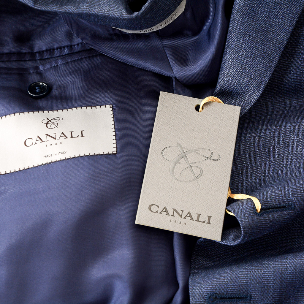 Abito da uomo Canali maniche lunghe blu