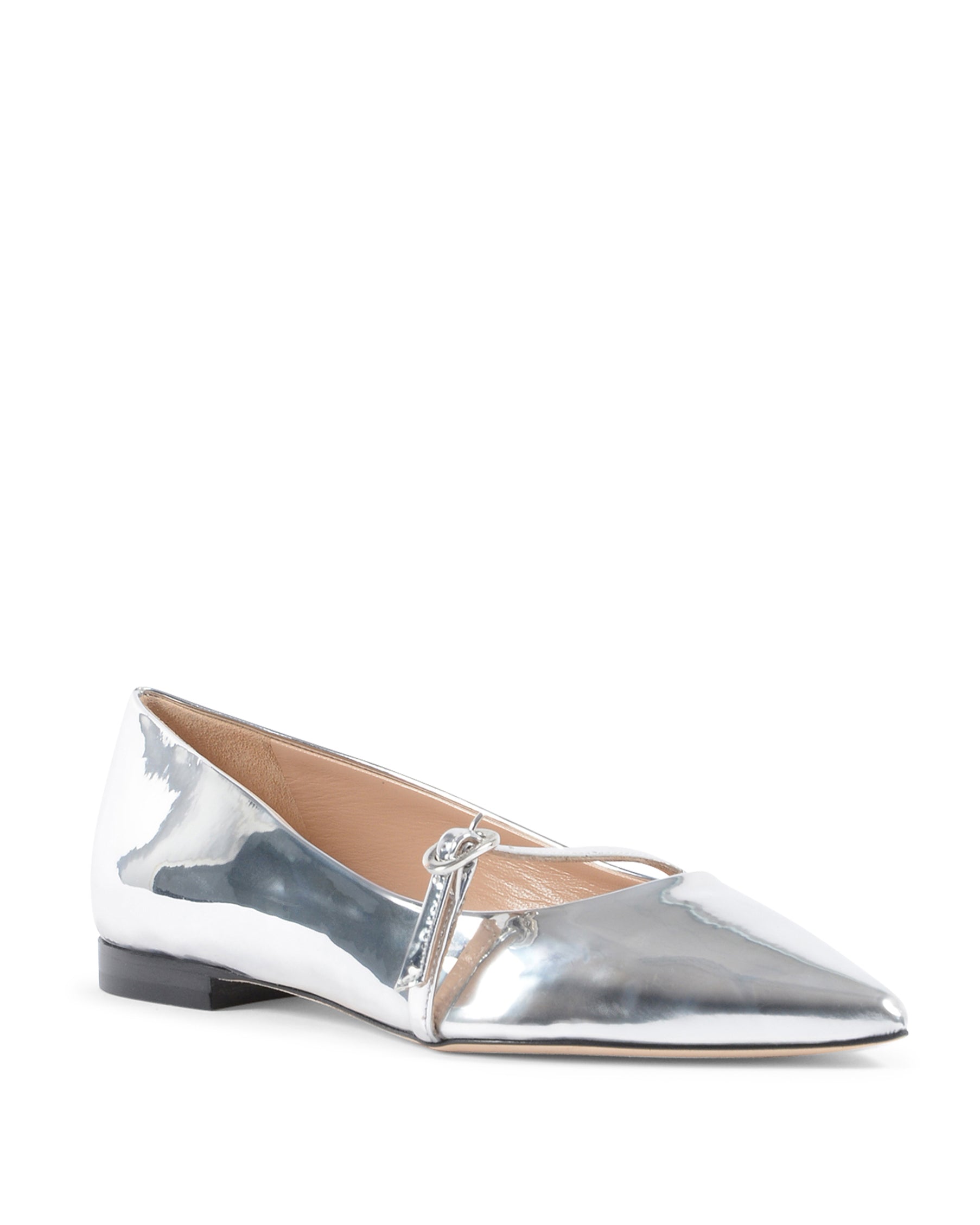 Mary Jane Rock Mirrored - Argento