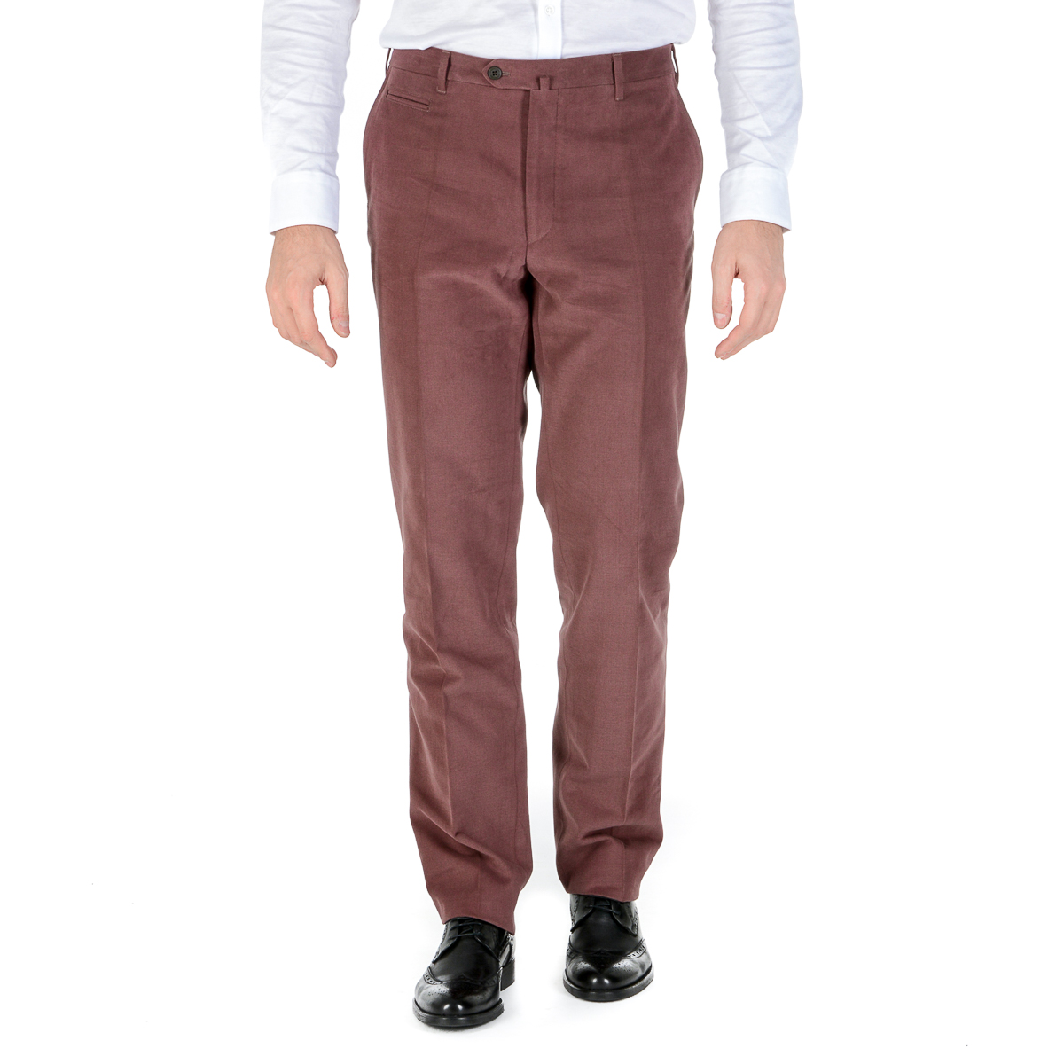 Corneliani Pantaloni Uomo Bordeaux