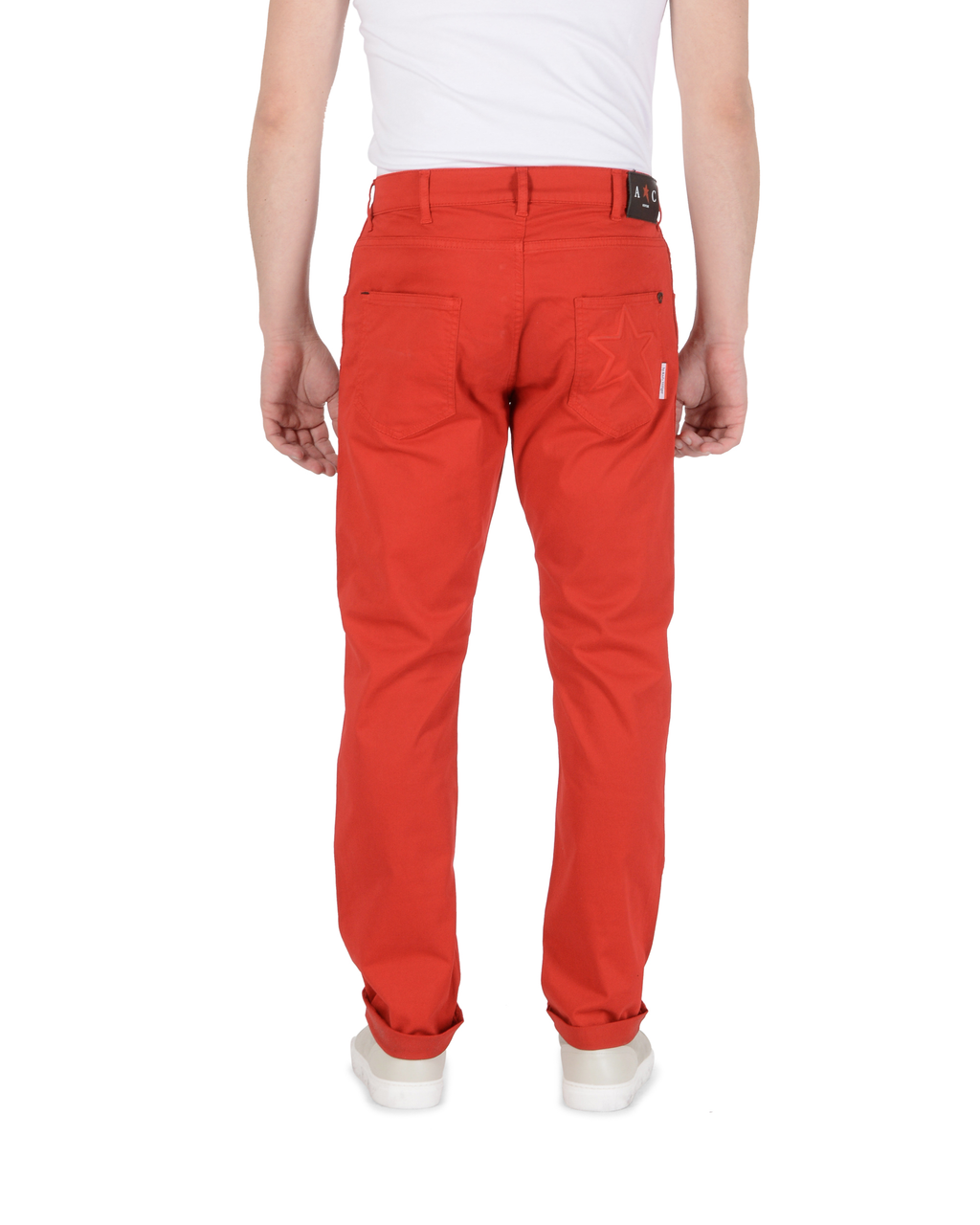 Pantaloni da uomo Andrew Charles Regular Fit FRANK RED