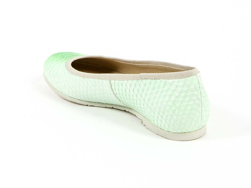 V 1969 Italia Ballerina da donna E08 PITONE VERDE