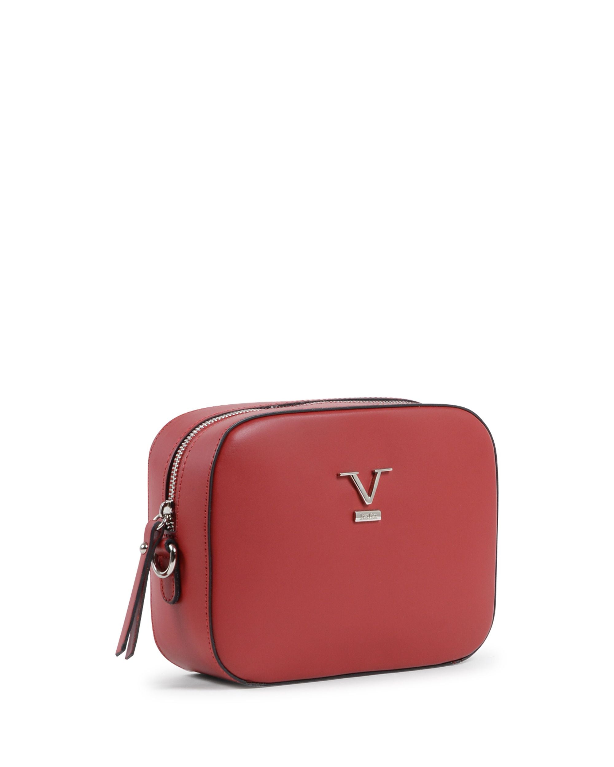V Italia Borsa per fotocamera da donna rossa V0322 RUGA ROSSO