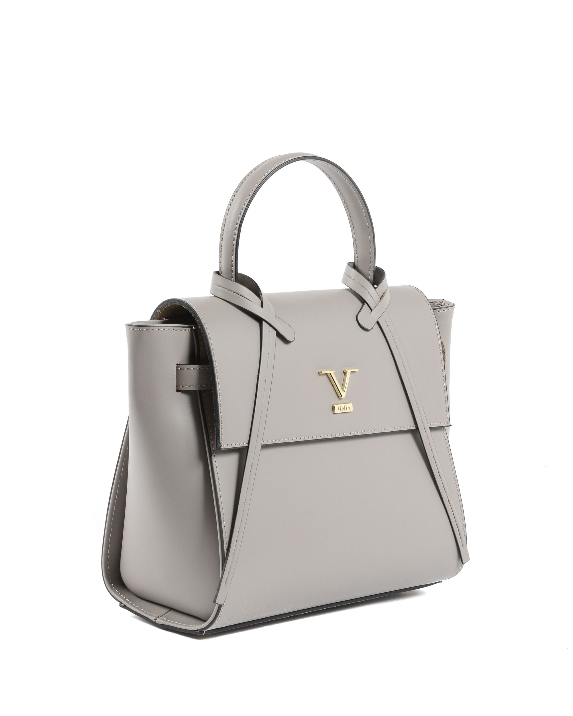 Borsa a mano da donna V Italia V030-G RUGA TAUPE