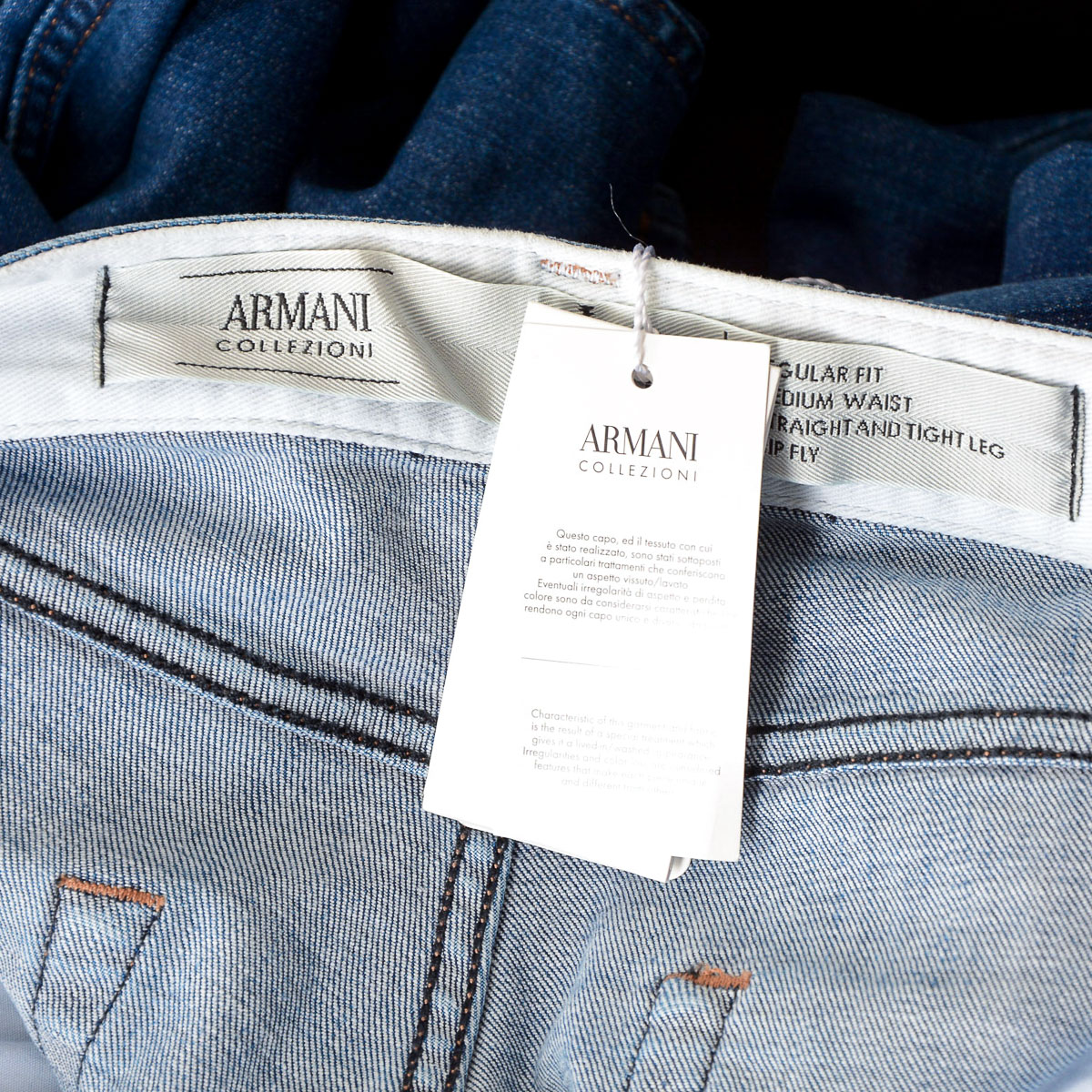 Jeans Armani Collezioni Uomo Azzurro