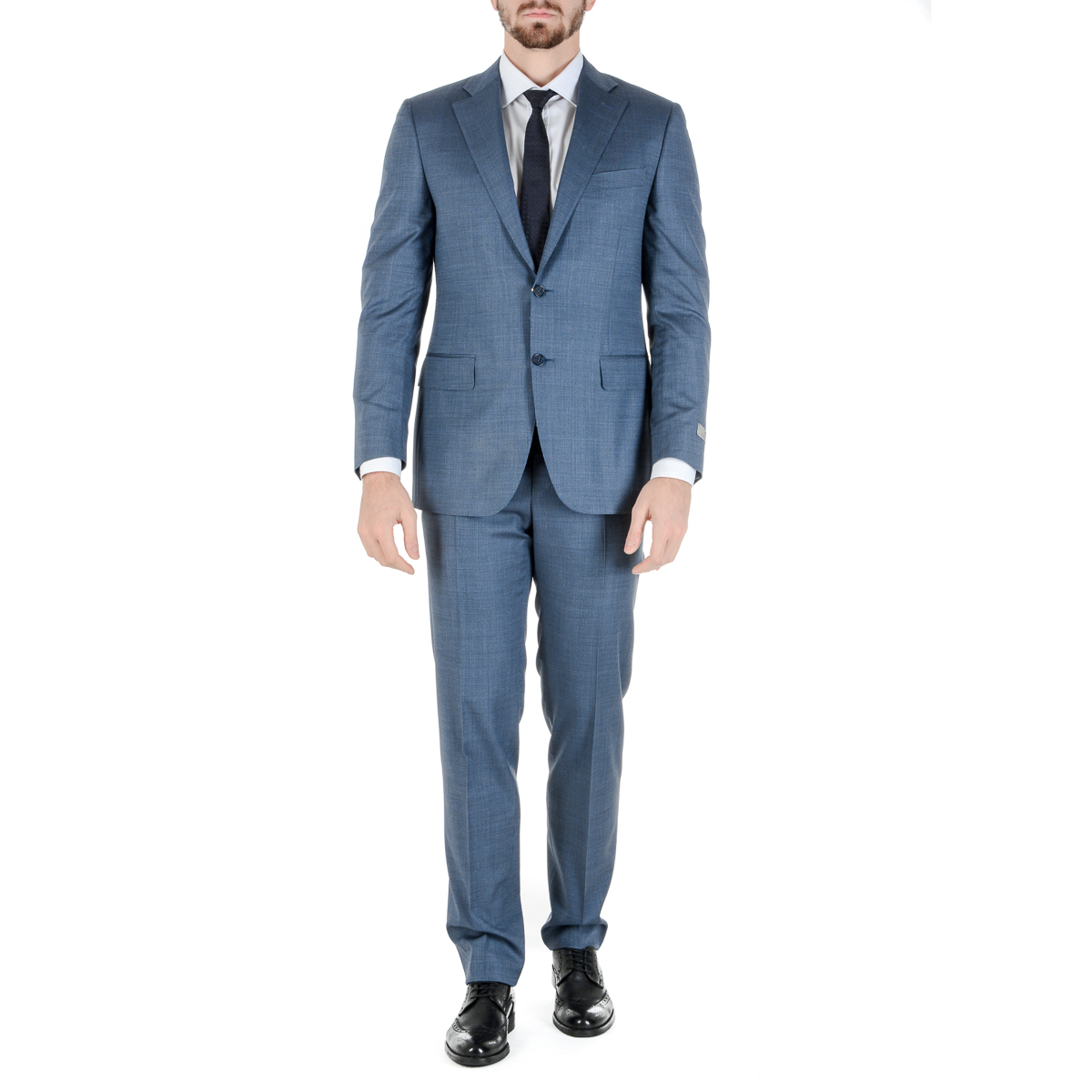 Abito da uomo Canali maniche lunghe azzurro