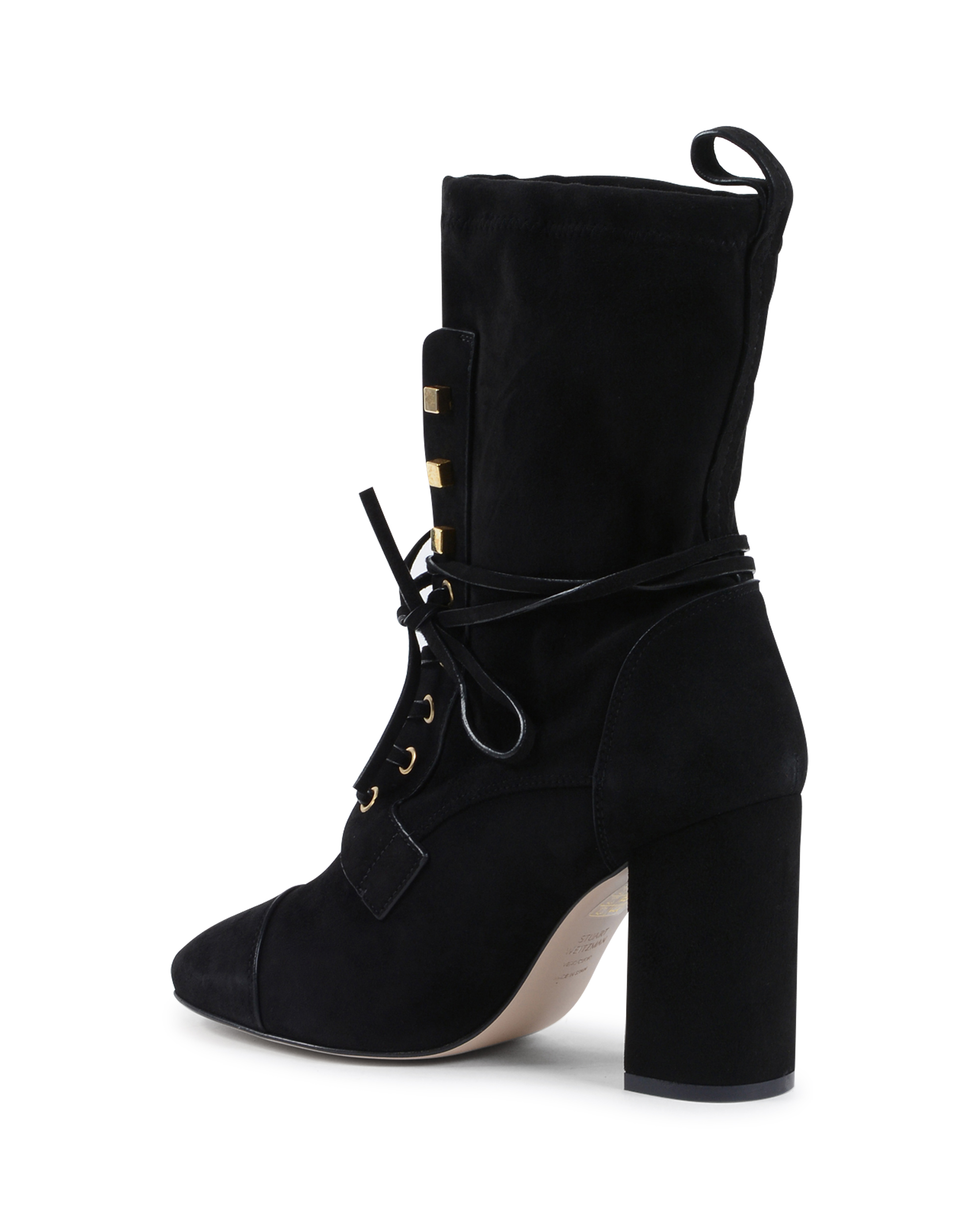 Stuart Weitzman Stivaletto corto da donna nero VERUKA