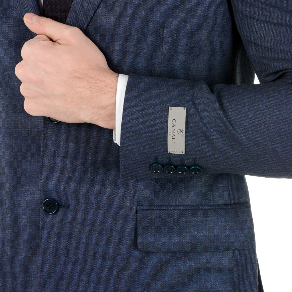 Abito da uomo Canali maniche lunghe blu