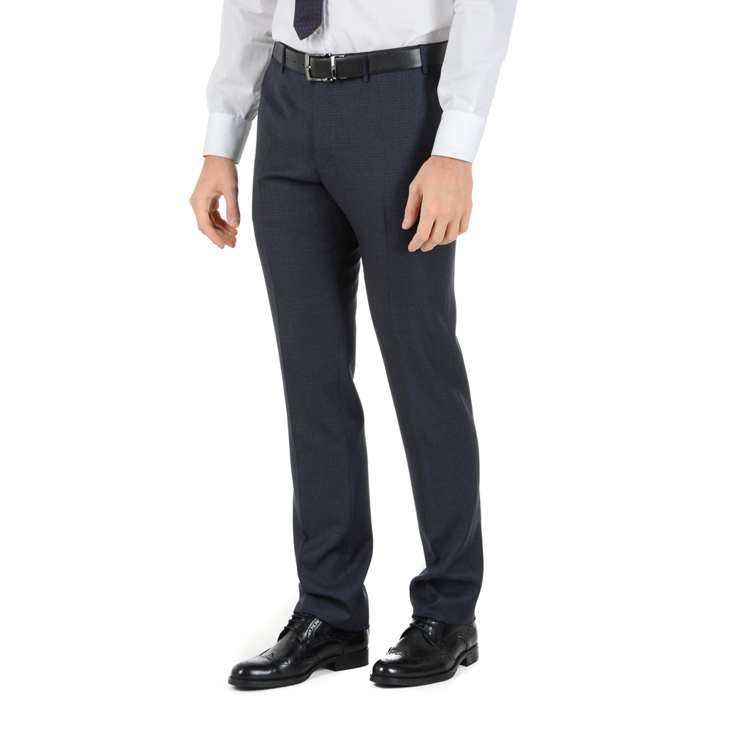 Abito da uomo Corneliani a maniche lunghe grigio scuro Super 110's
