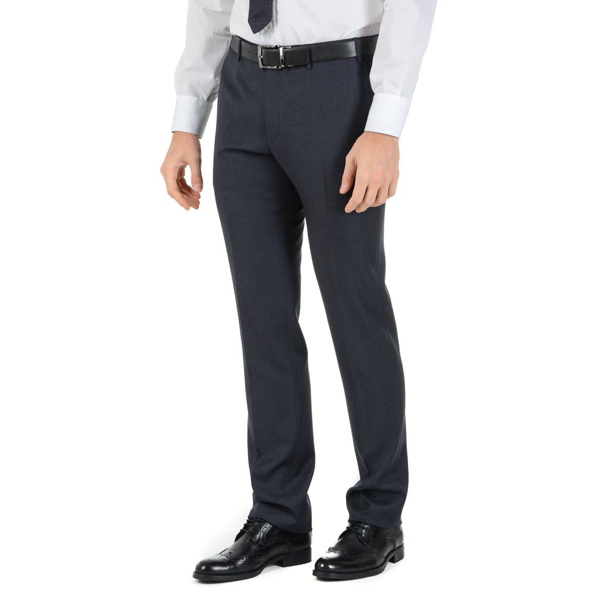 Abito da uomo Corneliani a maniche lunghe grigio scuro Super 110's
