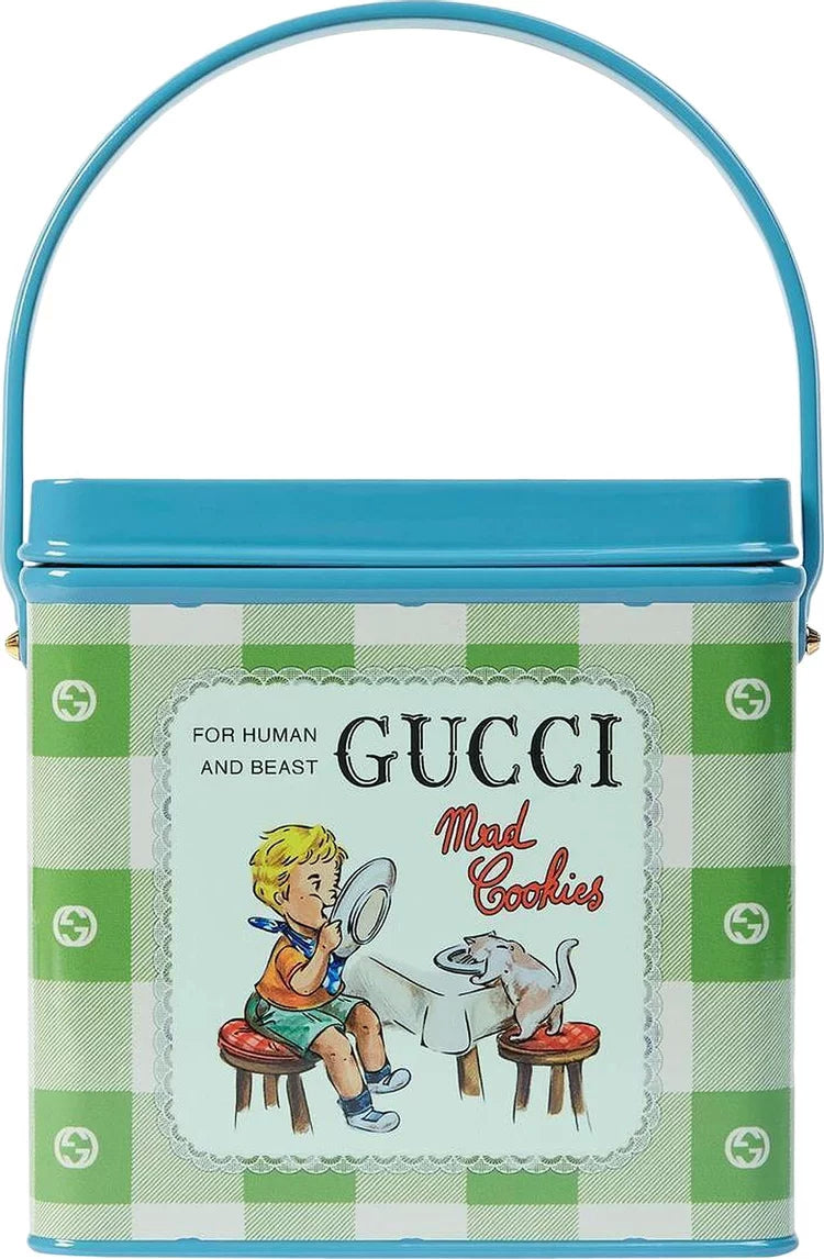 Borsa Gucci Box verde multicolore