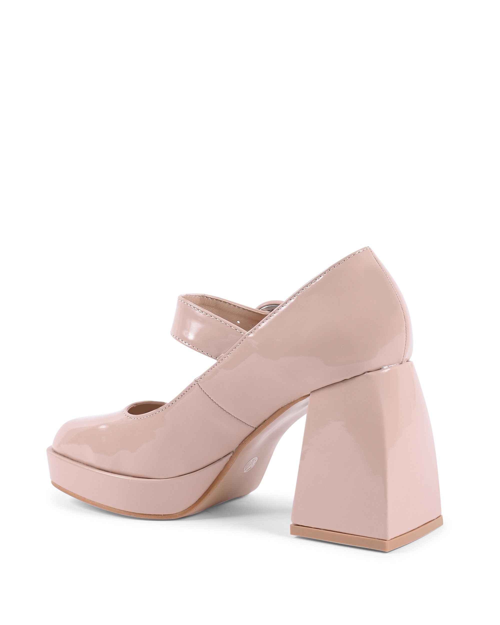 19V69 Italia Womens Mary Jane Pump Nude J2962 NUDE