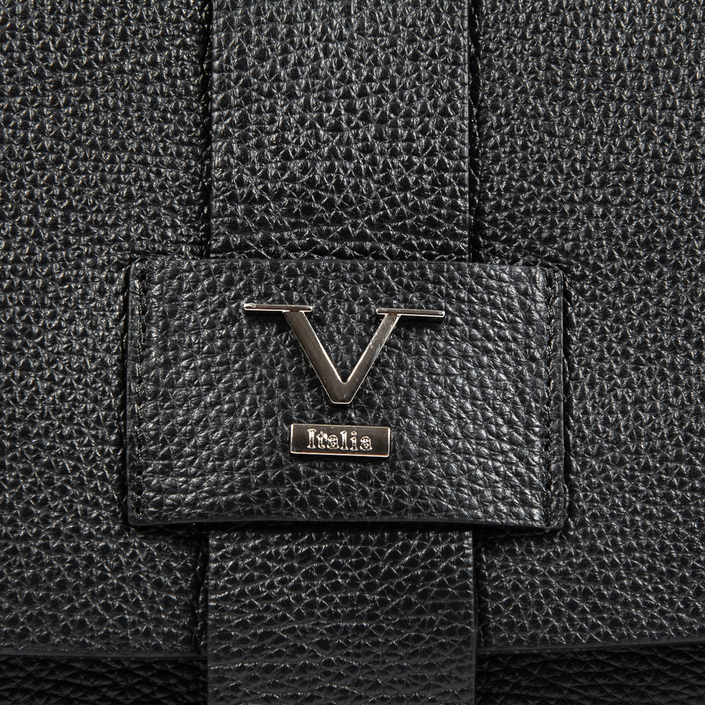V 1969 Italia Borsa da donna nera ELLY