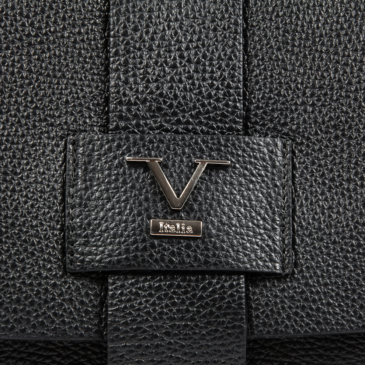 V 1969 Italia Borsa da donna nera ELLY