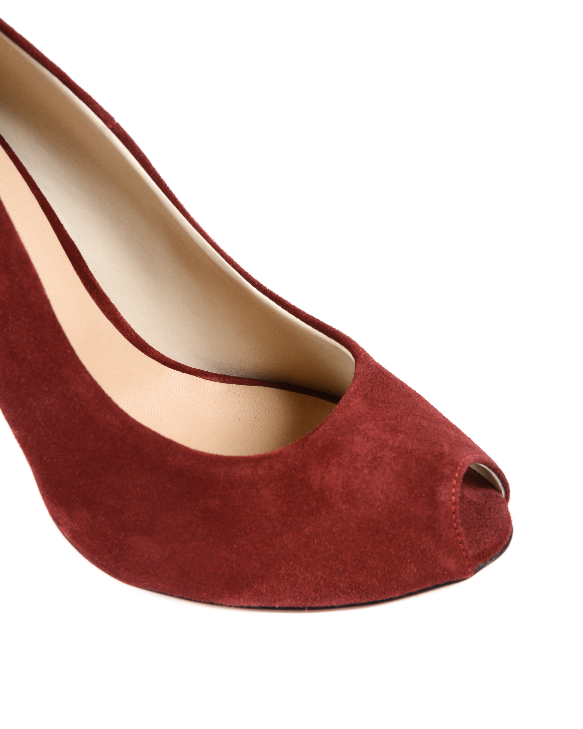 19V69 Italia Décolleté Donna Punta Aperta Bordeaux 303 CROSTA BORDO'
