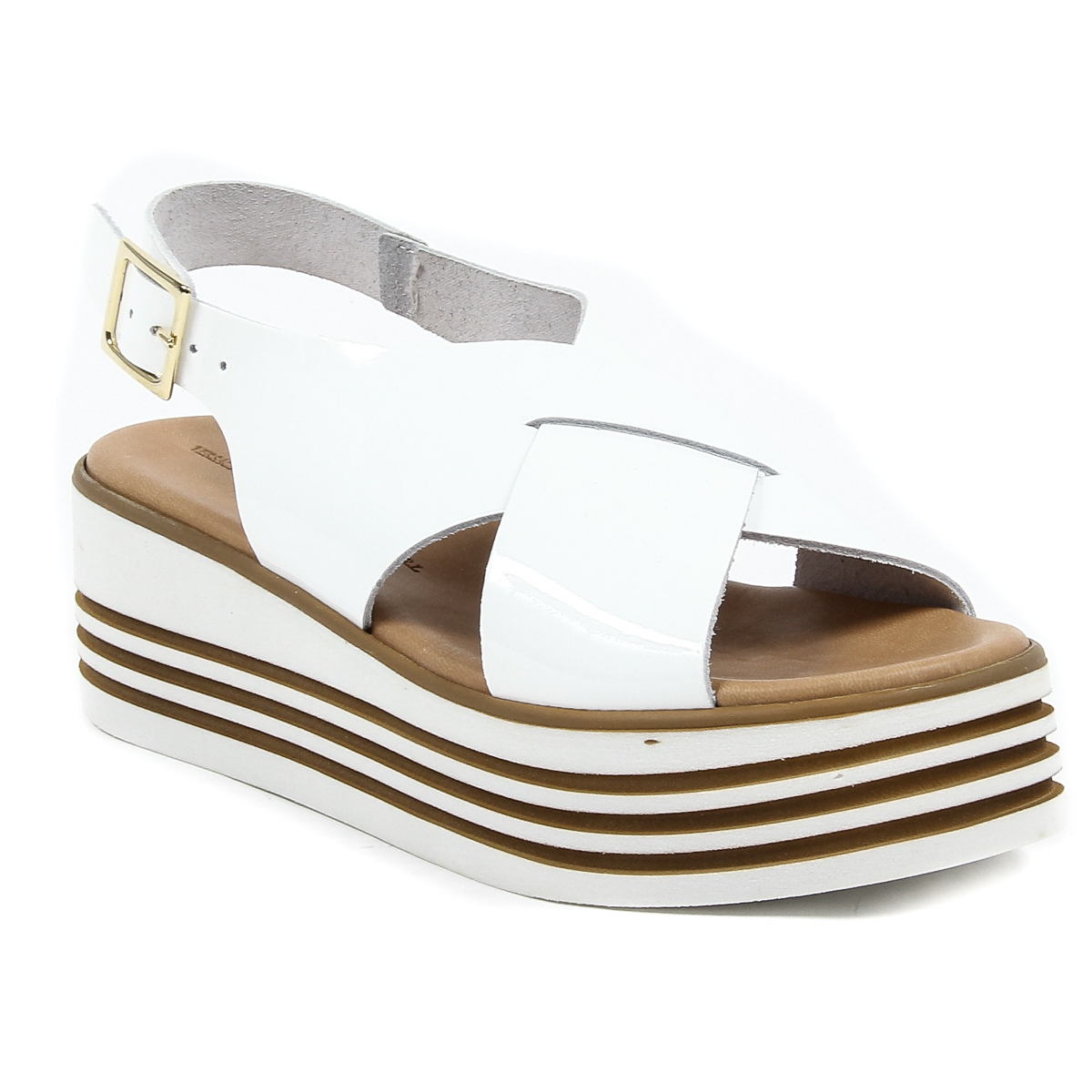 Sandalo flatform da donna V 1969 Italia