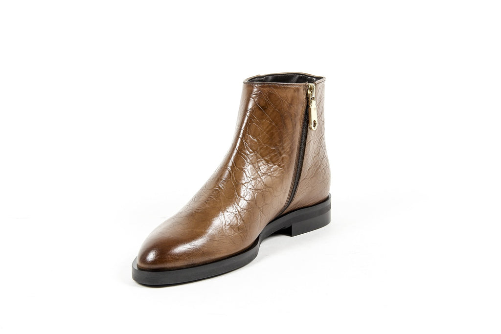 Stivaletto Donna V 1969 Italia B1993 COCCO CASHMERE CUOIO
