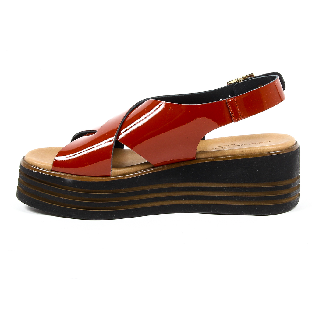 Sandalo flatform da donna V 1969 Italia