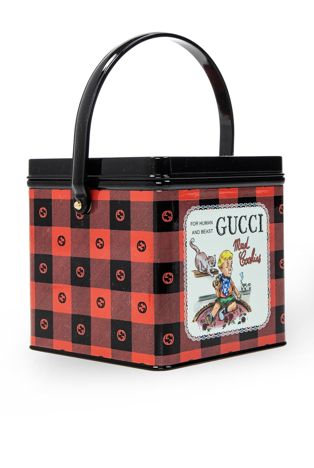 Borsa Gucci Box rossa multicolore