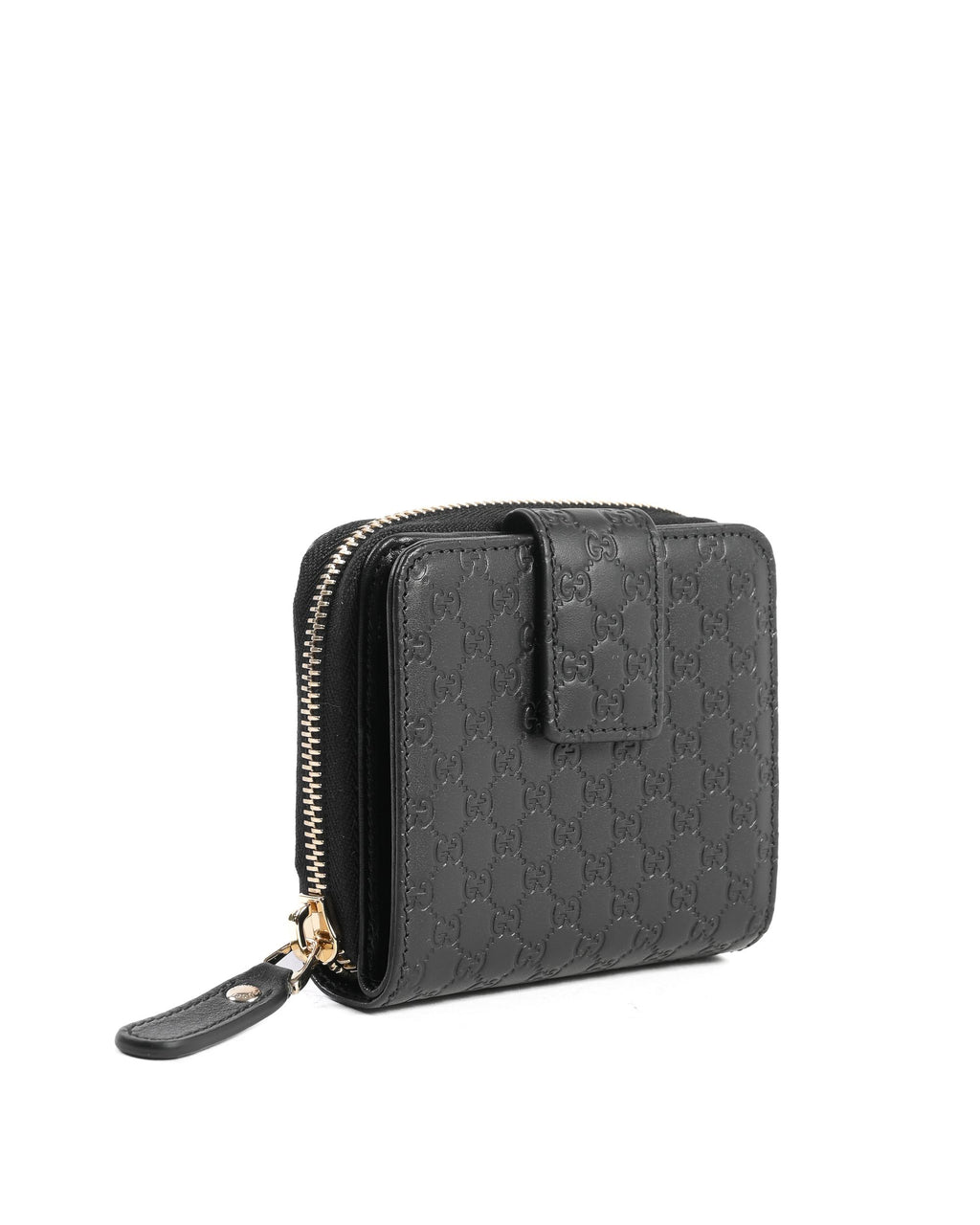 Portafoglio Gucci Guccissima piccolo in pelle con cerniera 449395 BMJ1G 1000