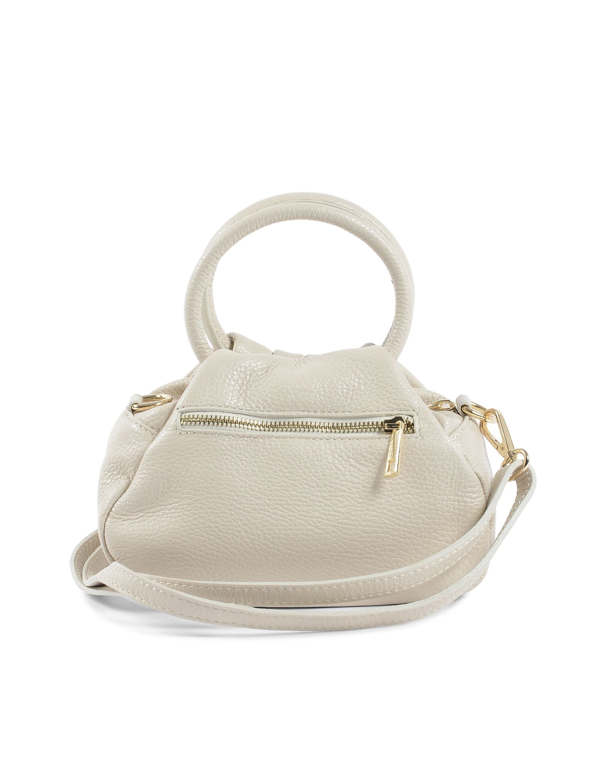 Mini Borsa Da Donna V Italia Bianco Sporco 10311 DOLLARO LATTE