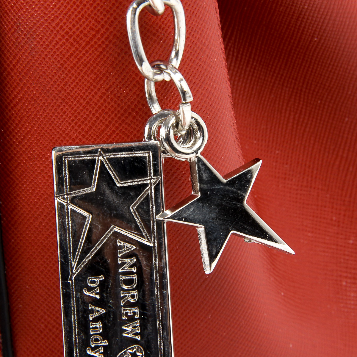 Borsa a mano da donna Andrew Charles rossa VERA