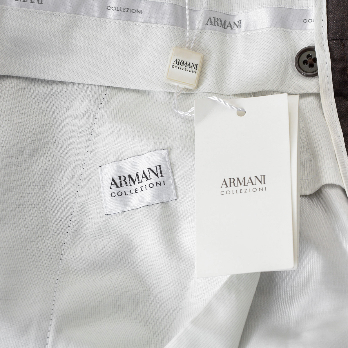 Pantaloni Armani Collezioni Uomo Grigi