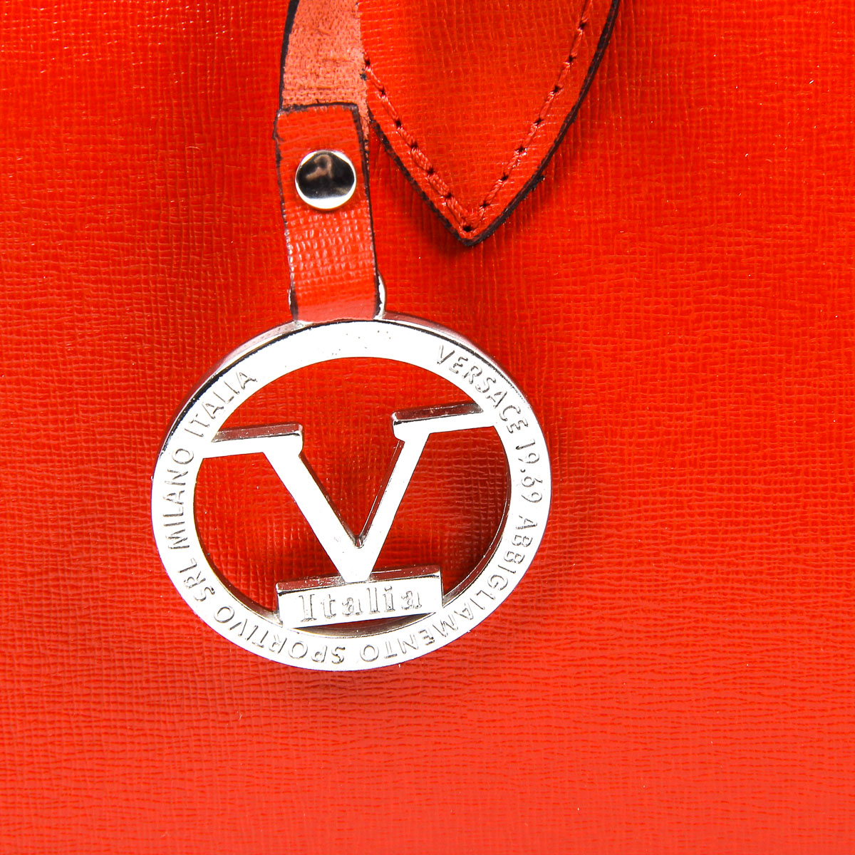 Borsa da donna V 1969 Italia V014-S SAFFIANO ROSSO
