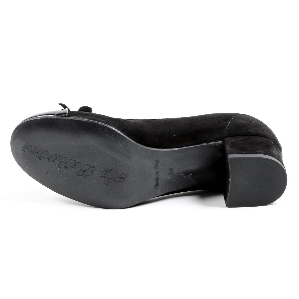 V 1969 Italia Womens Ballerina Black ROMINE