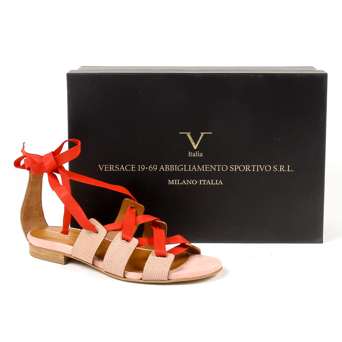 V 1969 Italia Sandalo piatto da donna Multicolor MORA