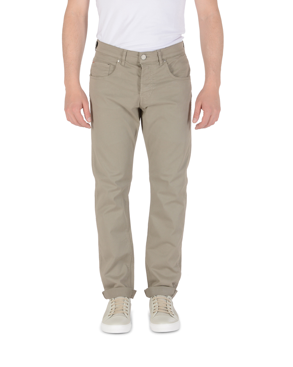 Pantaloni da uomo Andrew Charles Regular Fit FRANK TAUPE