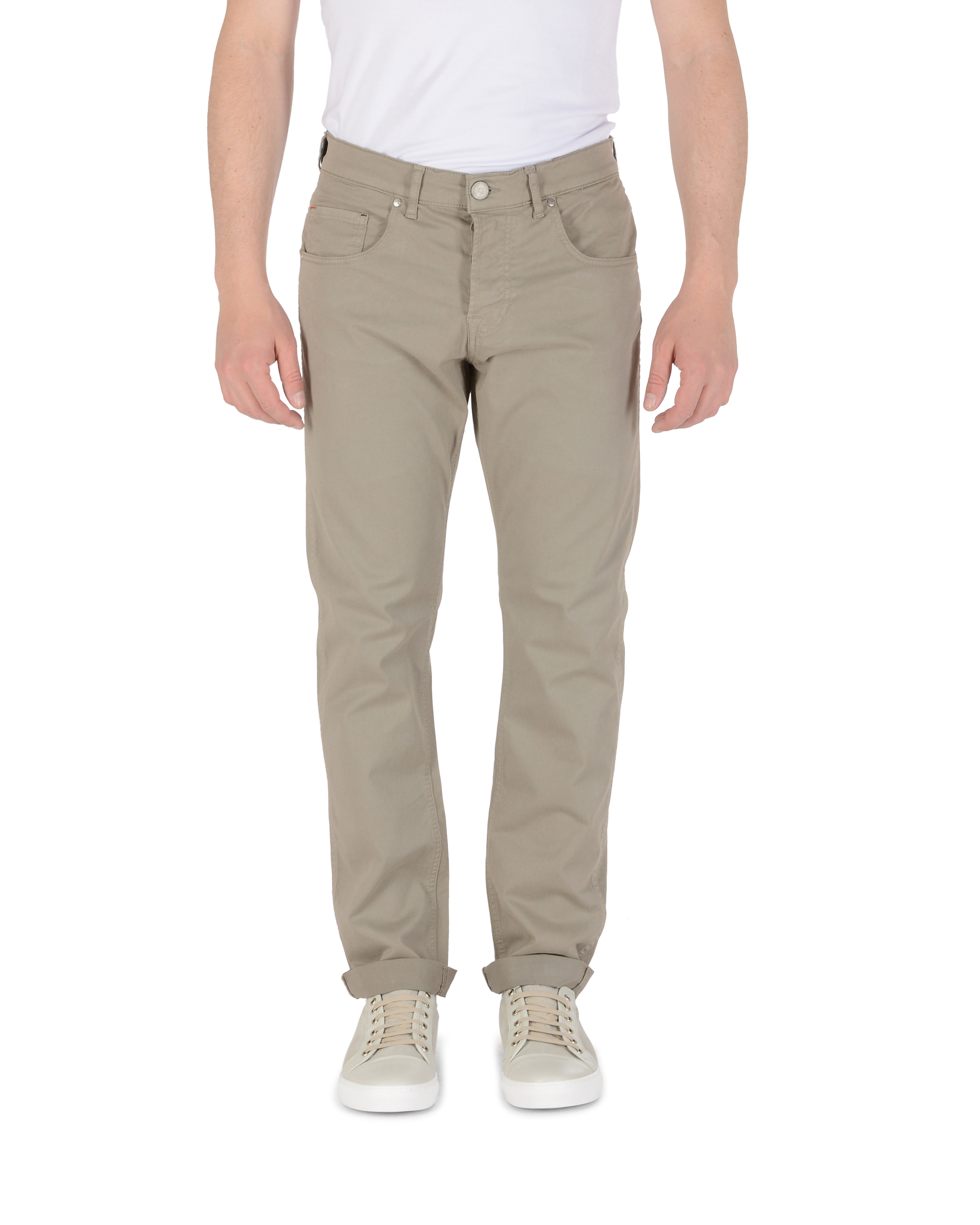 Pantaloni da uomo Andrew Charles Regular Fit FRANK TAUPE