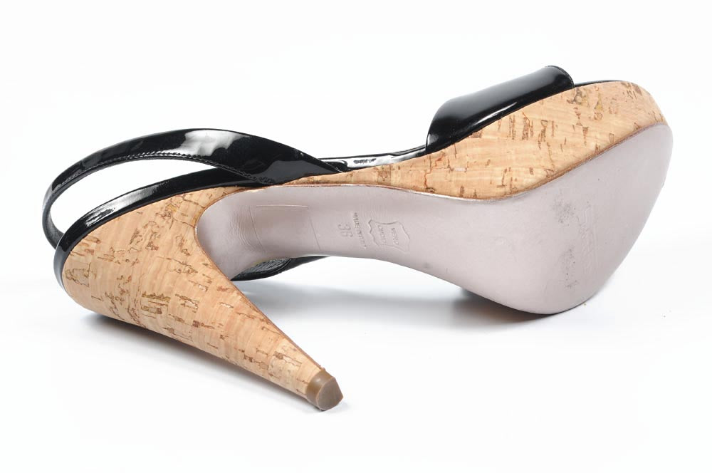 Sandalo donna Sebastian Milano S3112VN VERNICE NERA