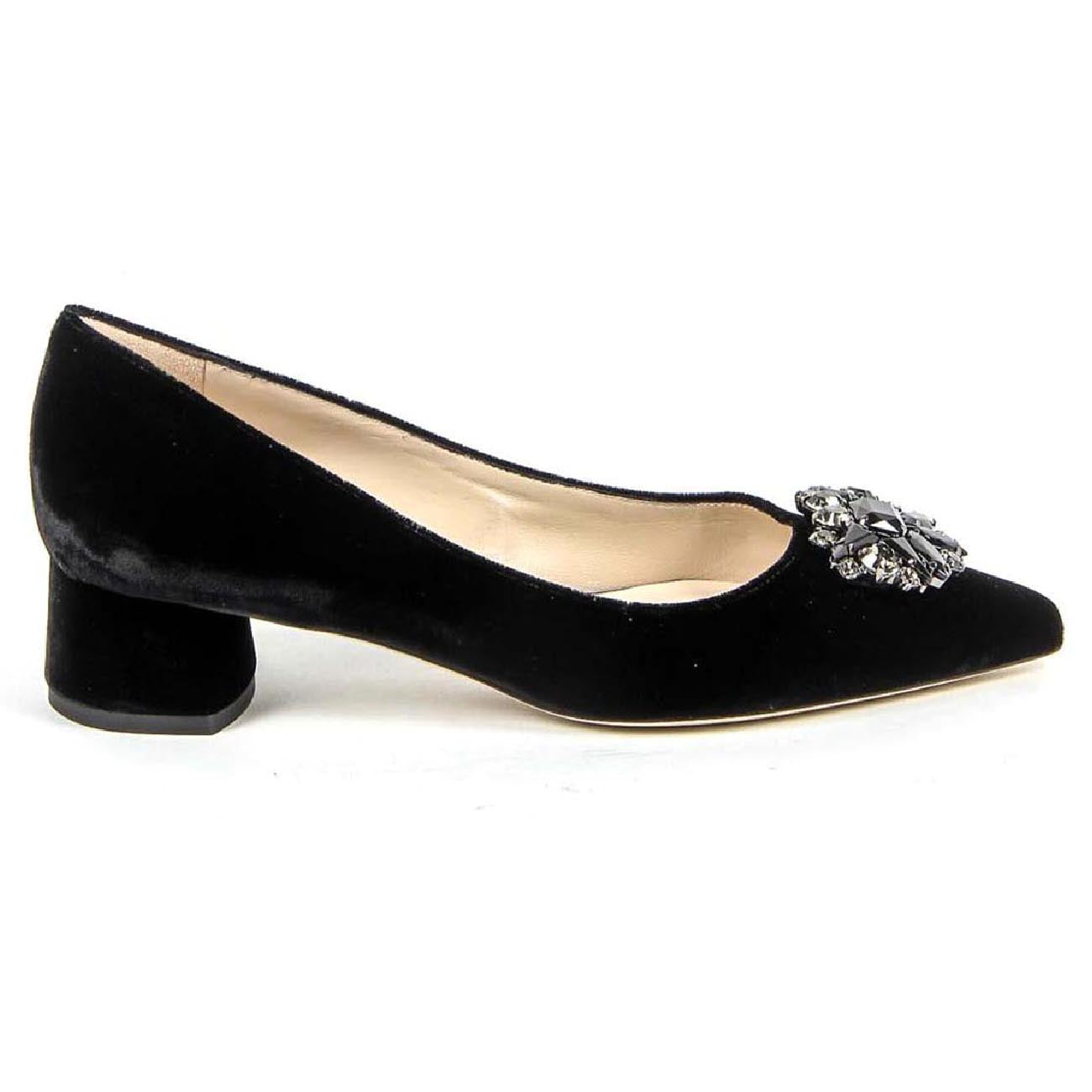 Décolleté da donna V 1969 Italia 3110276 VELLUTO NERO