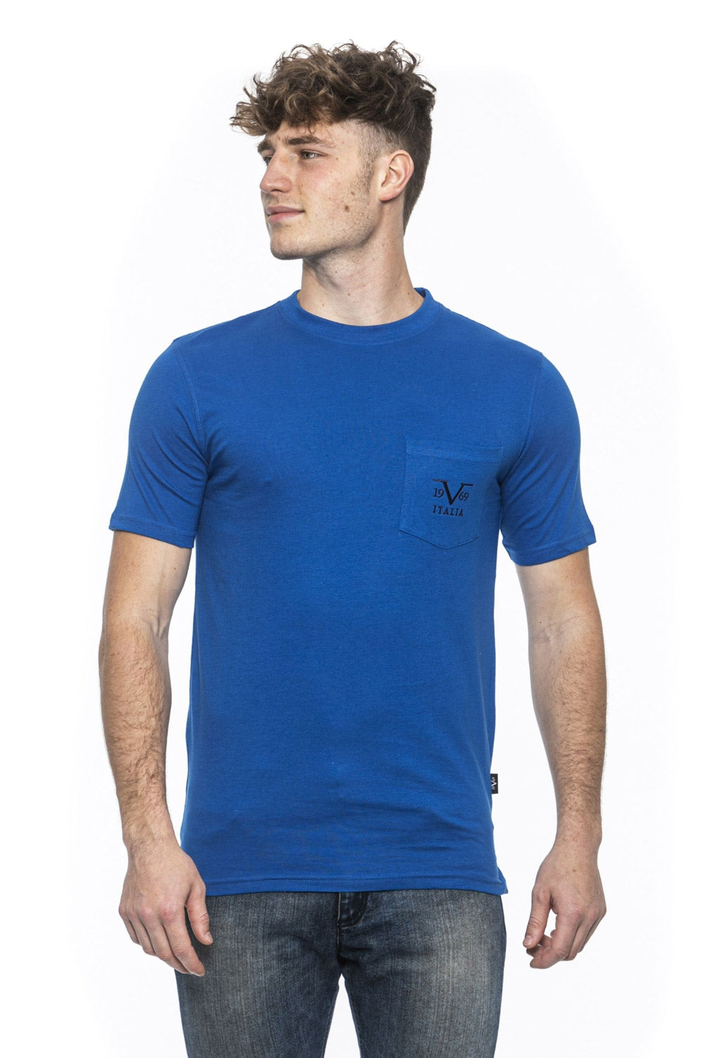 19V69 Italia T-Shirt Uomo Blu IVAN ROYAL BLUE