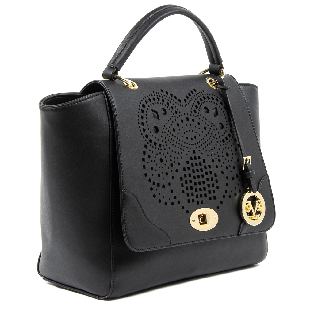 V 1969 Italia Borsa da donna nera BEATRICE
