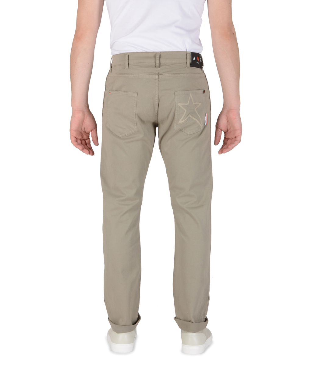 Pantaloni da uomo Andrew Charles Regular Fit FRANK TAUPE