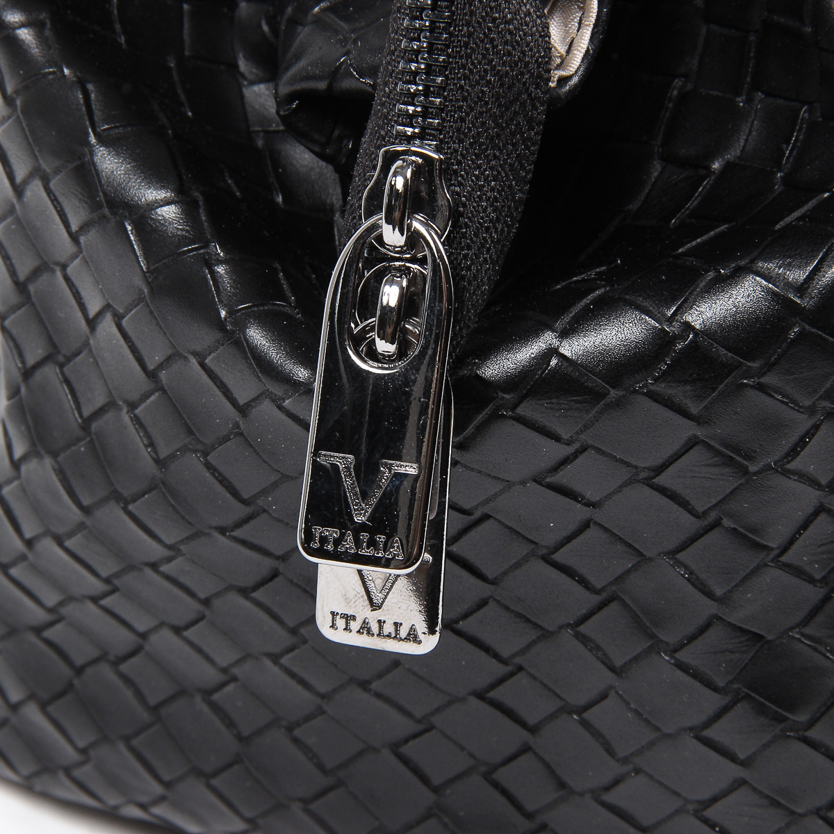 V 1969 Italia Borsa da uomo nera WILLY