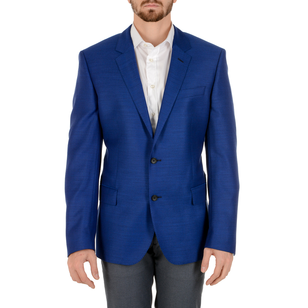Giacca da uomo Hugo Boss a maniche lunghe blu HUTCH