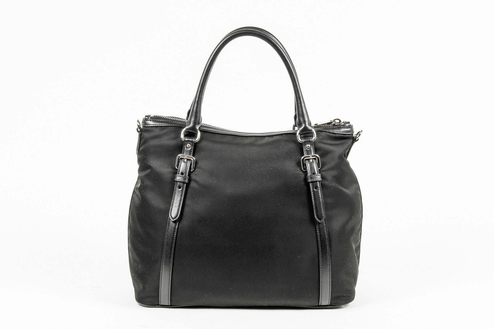 Borsa a mano Prada Ladies BR5116 in tessuto e vitello morbido